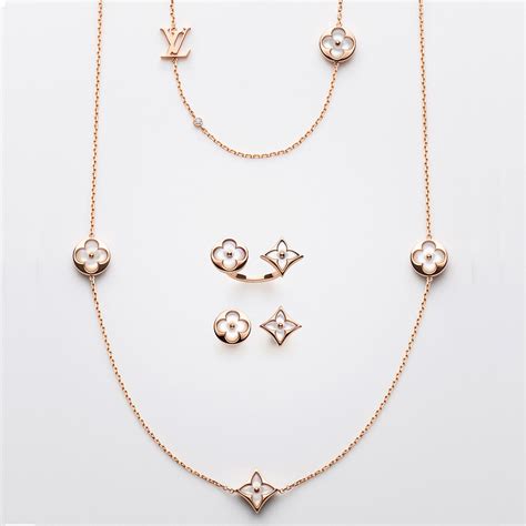 louis vuitton b blossom necklace|Louis Vuitton blossom collection earrings.